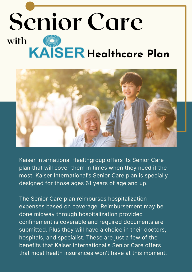 Senior Care with Kaiser Healthcare Plan Top Healthcare Philippines